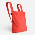 Notabag 2-in-1 Rucksack und Einkaufstasche – Uni Rot, Detailansicht 3 | One Horizon