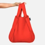 Notabag 2-in-1 Rucksack und Einkaufstasche – Uni Rot, Detailansicht 5 | One Horizon