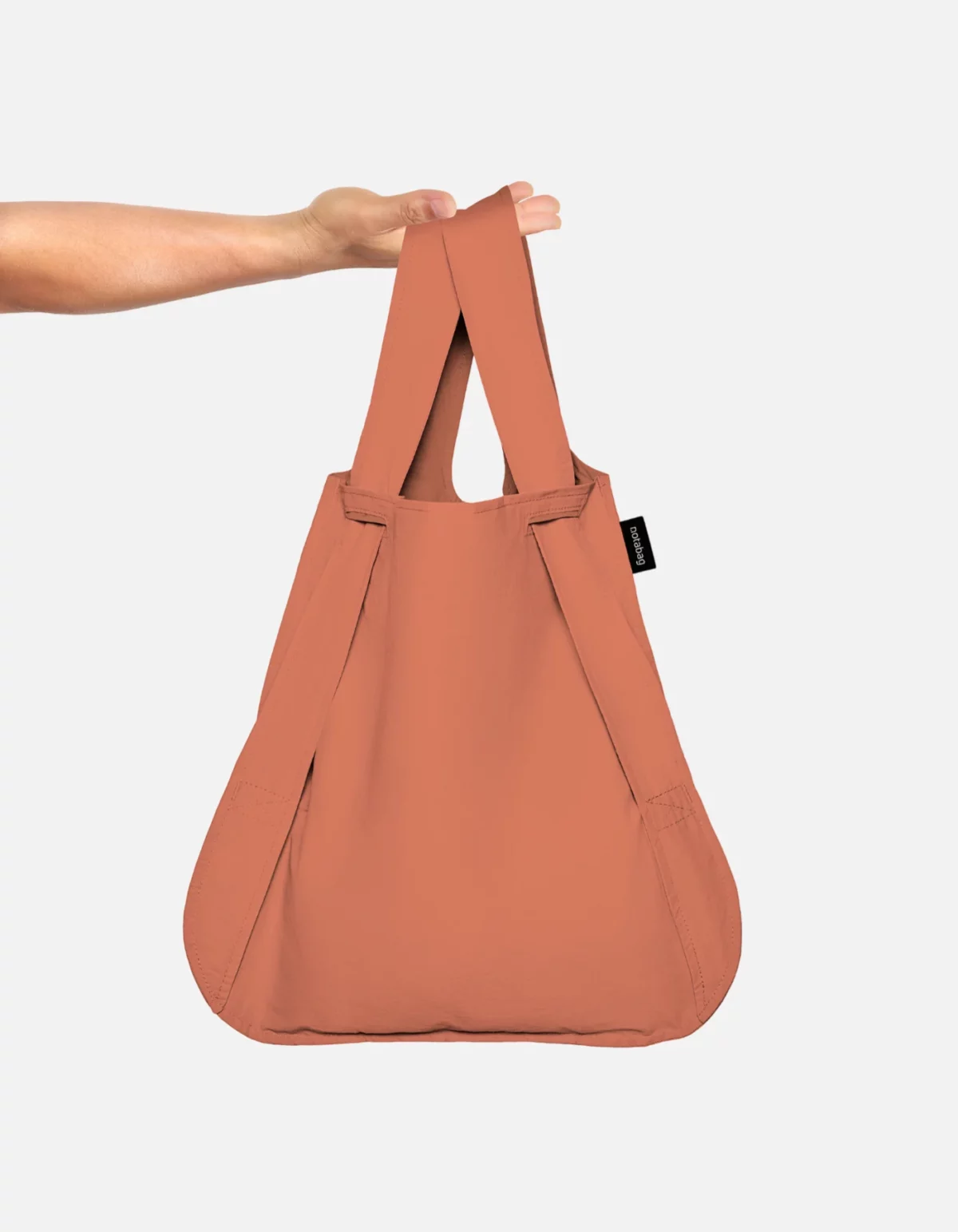 Notabag 2-in-1 Rucksack und Einkaufstasche – Uni Terracotta, Detailansicht 5 | One Horizon