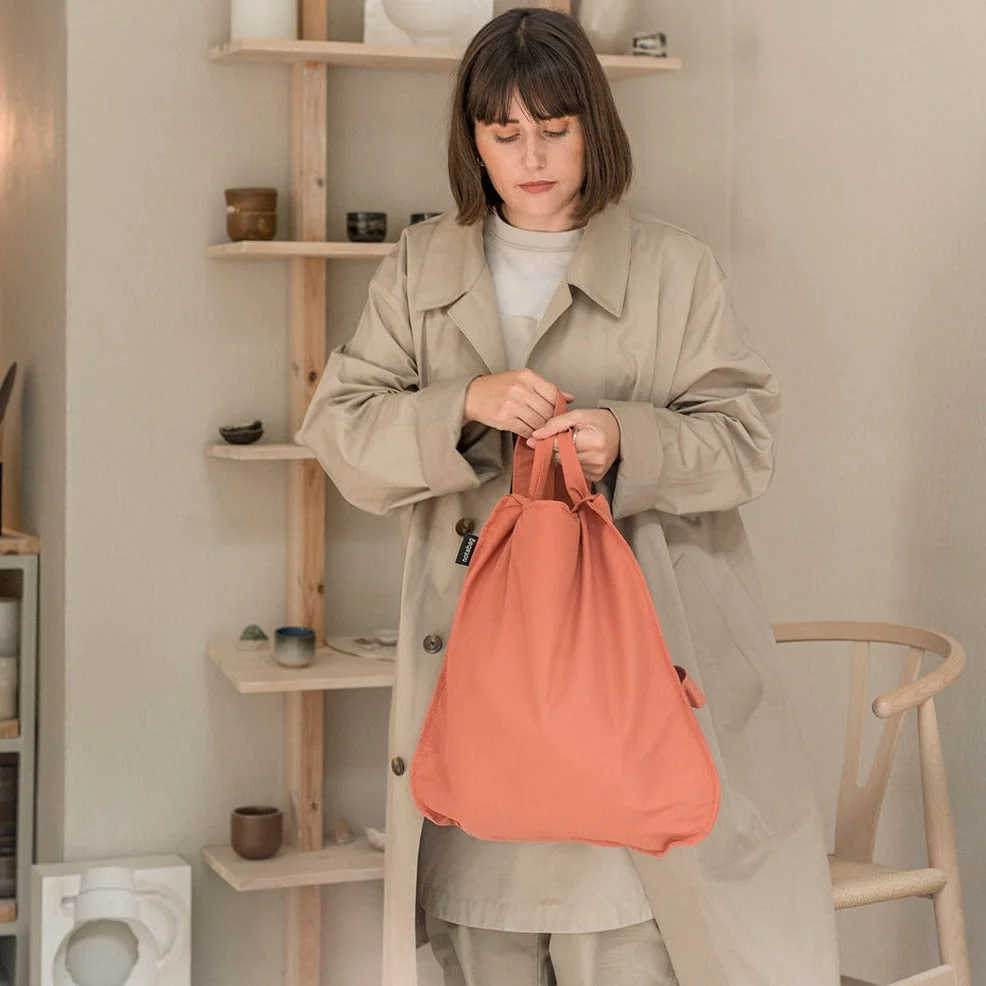 Notabag 2-in-1 Rucksack und Einkaufstasche – Uni Terracotta, Detailansicht 12 | One Horizon