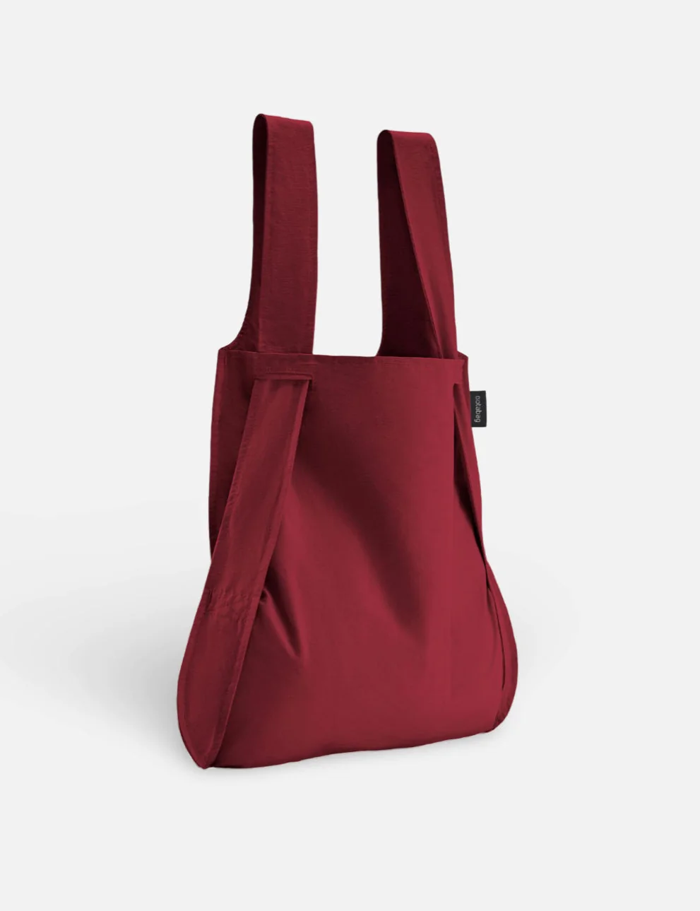 Notabag 2-in-1 Rucksack und Einkaufstasche – Uni Wine Red | One Horizon