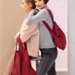 Notabag 2-in-1 Rucksack und Einkaufstasche – Uni Wine Red, Detailansicht 2 | One Horizon