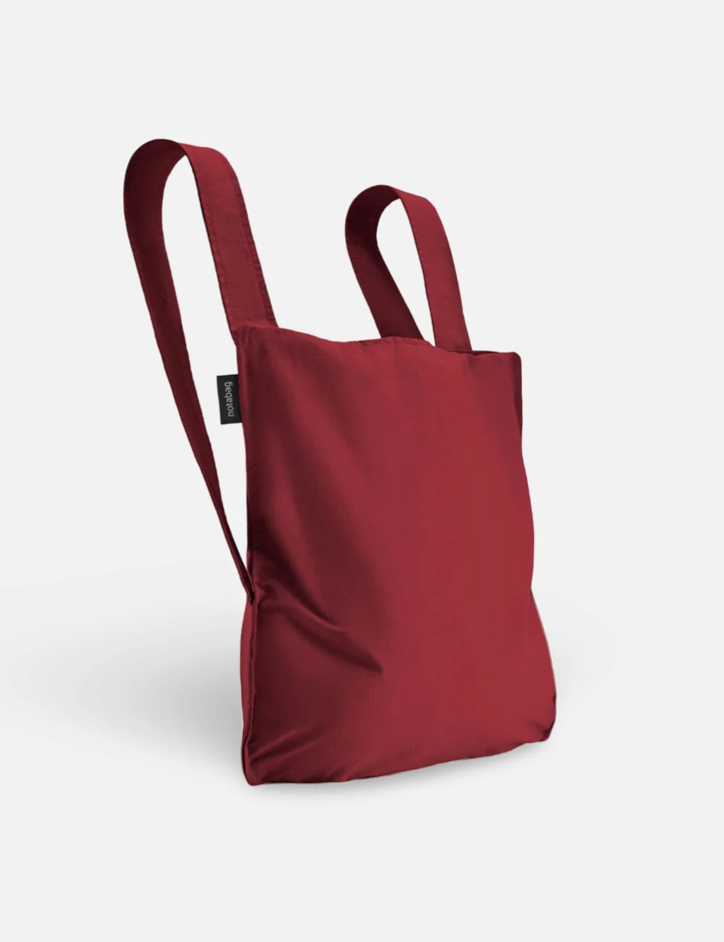 Notabag 2-in-1 Rucksack und Einkaufstasche – Uni Wine Red, Detailansicht 3 | One Horizon