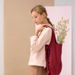 Notabag 2-in-1 Rucksack und Einkaufstasche – Uni Wine Red, Detailansicht 4 | One Horizon