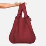 Notabag 2-in-1 Rucksack und Einkaufstasche – Uni Wine Red, Detailansicht 5 | One Horizon