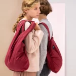 Notabag 2-in-1 Rucksack und Einkaufstasche – Uni Wine Red, Detailansicht 6 | One Horizon