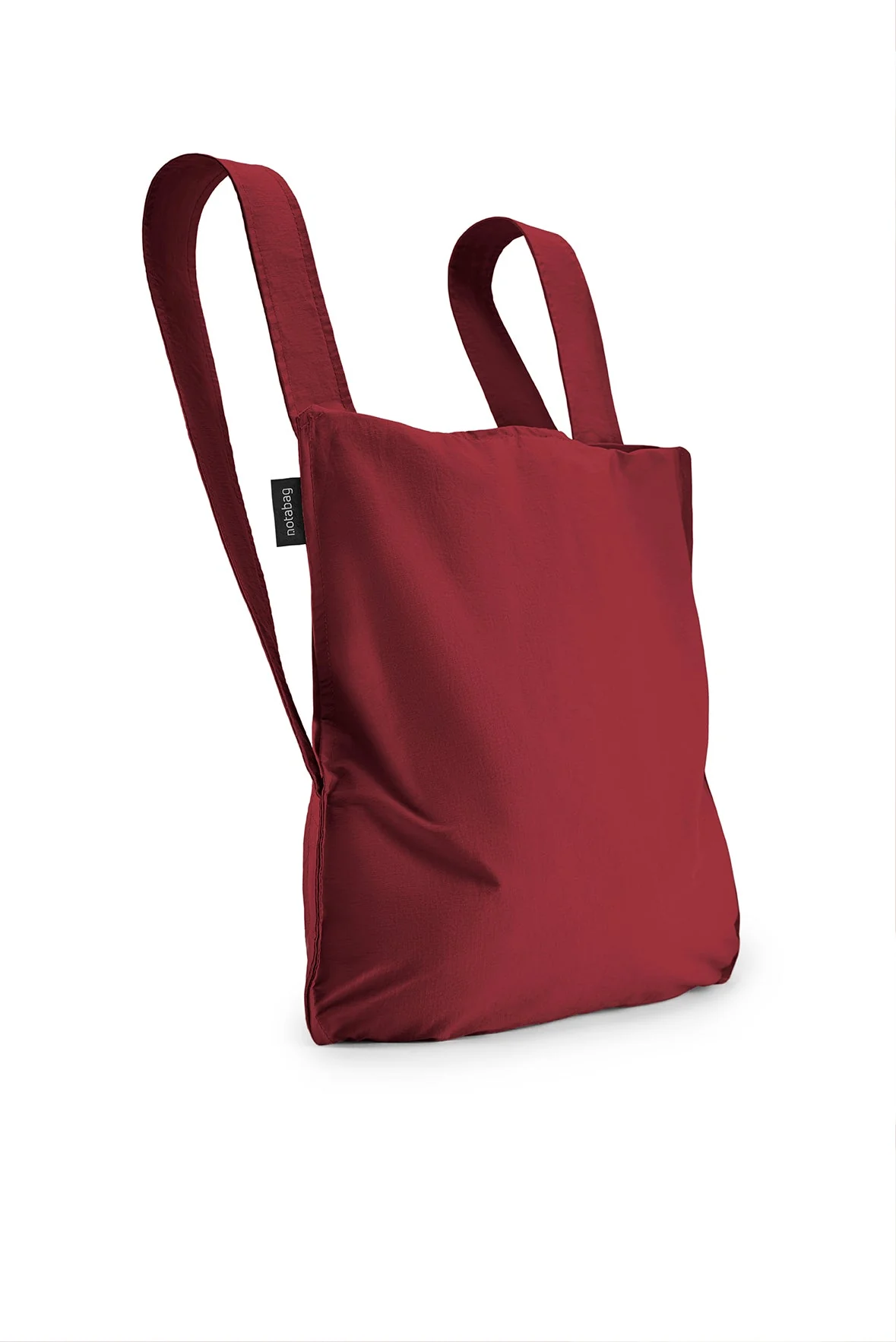 Notabag 2-in-1 Rucksack und Einkaufstasche – Uni Wine Red, Detailansicht 8 | One Horizon
