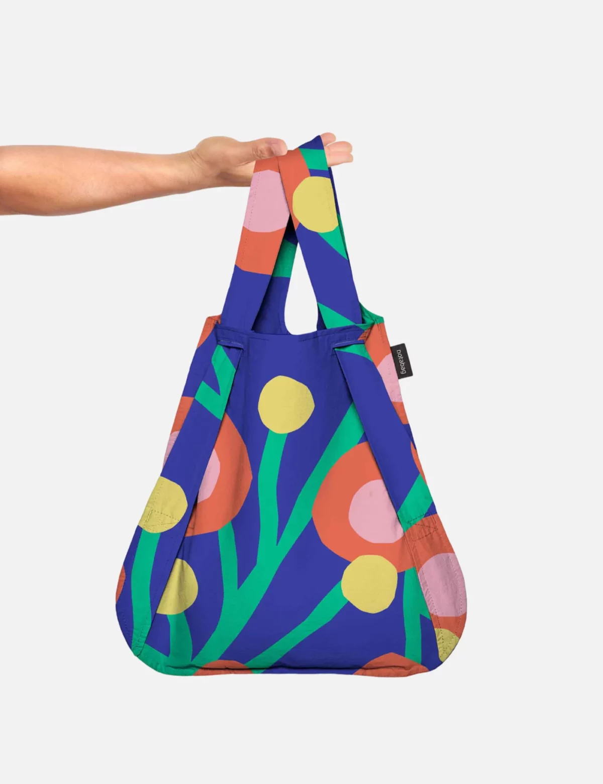 Notabag 2-in-1 Rucksack und Einkaufstasche – Muster & Dots Blossom, Detailansicht 5 | One Horizon
