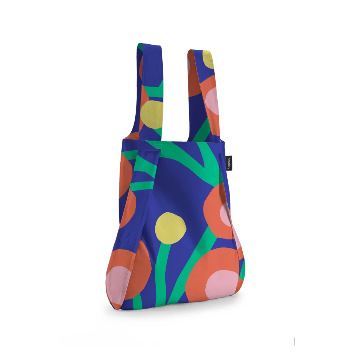 Notabag 2-in-1 Rucksack und Einkaufstasche – Muster & Dots Blossom, Detailansicht 8 | One Horizon