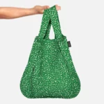 Notabag 2-in-1 Rucksack und Einkaufstasche – Muster & Dots Green Sprinkle, Detailansicht 5 | One Horizon