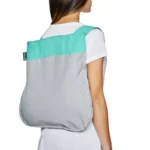 Notabag 2-in-1 Rucksack und Einkaufstasche – Muster & Dots Mint & Grau, Detailansicht 2 | One Horizon