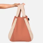 Notabag 2-in-1 Rucksack und Einkaufstasche – Muster & Dots Sand Terracotta, Detailansicht 5 | One Horizon