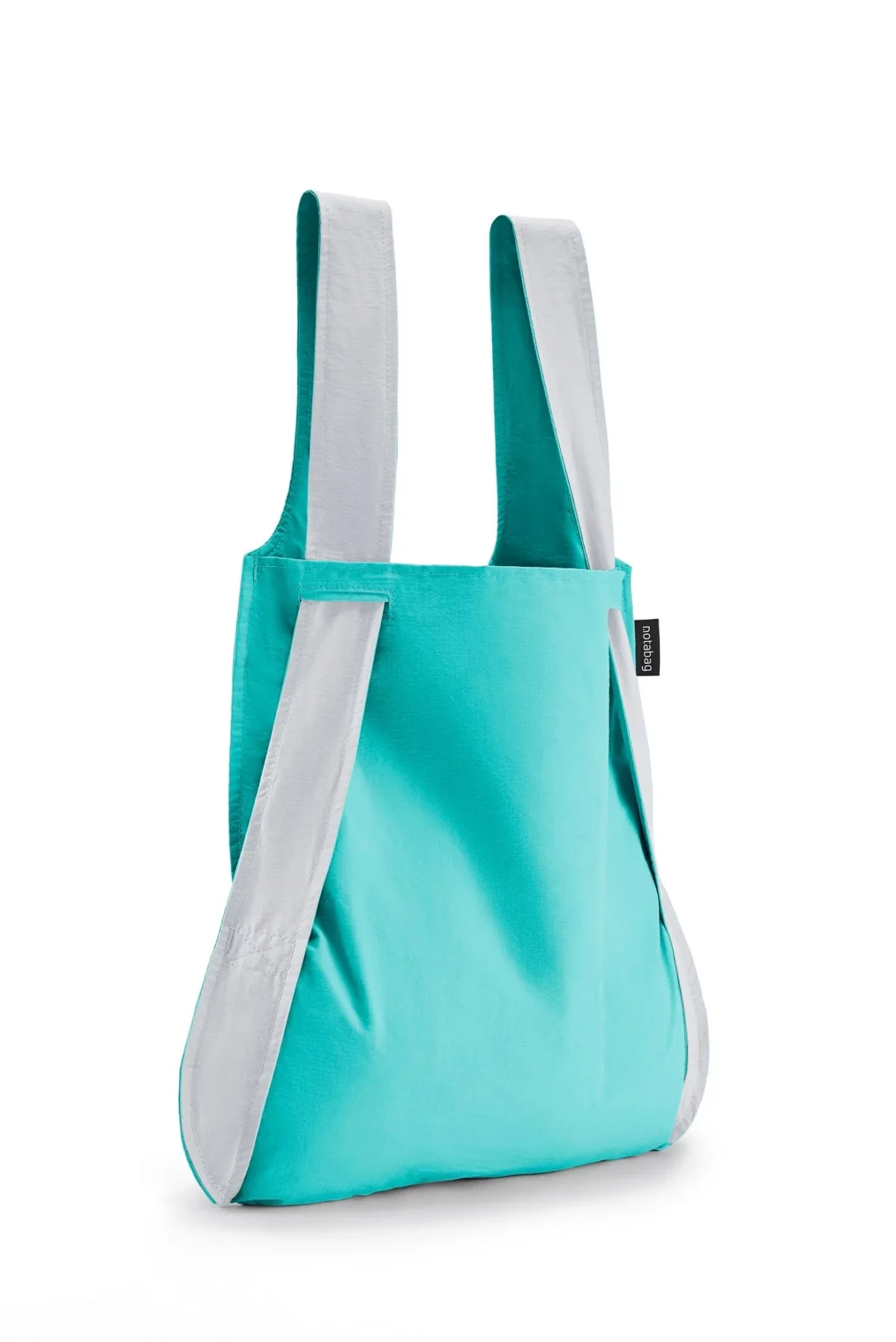 Notabag 2-in-1 Rucksack und Einkaufstasche – Reflective Reflektierend Mint, Detailansicht 5 | One Horizon