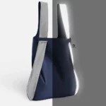 Notabag 2-in-1 Rucksack und Einkaufstasche – Reflective Reflektierend Navy | One Horizon