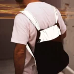 Notabag 2-in-1 Rucksack und Einkaufstasche – Reflective Reflektierend Schwarz, Detailansicht 2 | One Horizon