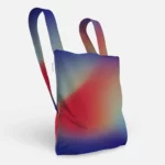 Sac à dos et sac de courses 2-en-1 Notabag – Rayures et dégradé « Gradient Aurora », vue détaillée 3 | One Horizon