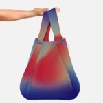 Sac à dos et sac de courses 2-en-1 Notabag – Rayures et dégradé « Gradient Aurora », vue détaillée n° 5 | One Horizon