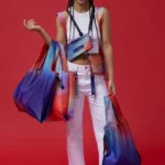 Sac à dos et sac de courses 2-en-1 Notabag – Rayures et dégradé « Gradient Aurora », vue détaillée 11 | One Horizon