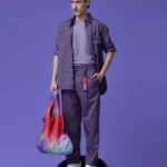 Sac à dos et sac de courses 2-en-1 Notabag – Rayures et dégradé « Gradient Sunbeam », vue détaillée 4 | One Horizon