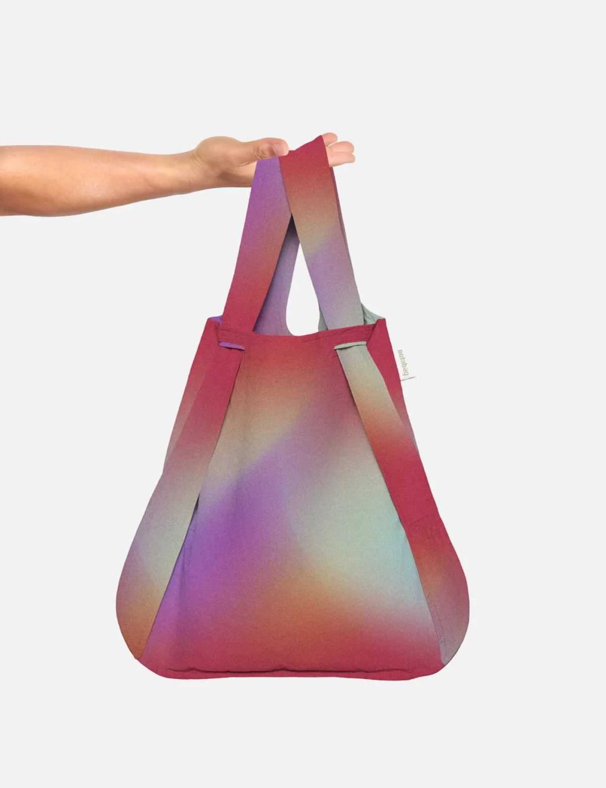 Sac à dos et sac de courses 2-en-1 Notabag – Rayures et dégradé « Gradient Sunbeam », vue détaillée n° 5 | One Horizon