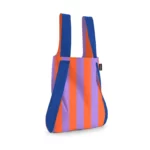 Sac à dos et sac de courses 2-en-1 Notabag – Rayures et dégradé de rayures « Royal », vue détaillée 8 | One Horizon