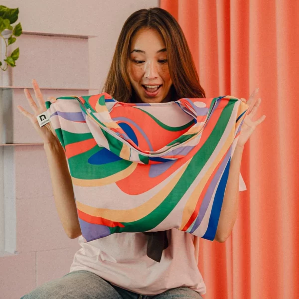 Notabag Faltbare Einkaufstasche – Artist Edition Flow, Detailansicht 2 | One Horizon