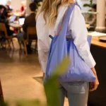 Notabag Faltbare Einkaufstasche – Uni Cornflower, Detailansicht 6 | One Horizon