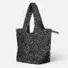 Notabag Faltbare Einkaufstasche – Muster & Streifen Black Sprinkles | One Horizon