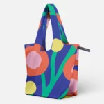 Sac à provisions pliable – Motifs et rayures Blossom