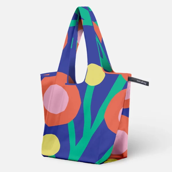 Foldable Shopping Bag – Patterns & Stripes - Blossom