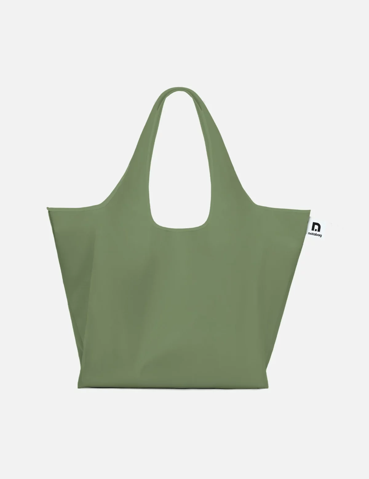 Notabag Faltbare Einkaufstasche – Uni Olive, Detailansicht 3 | One Horizon
