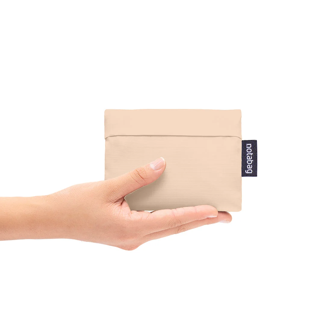 Notabag Faltbare Einkaufstasche – Uni Sand, Detailansicht 12 | One Horizon