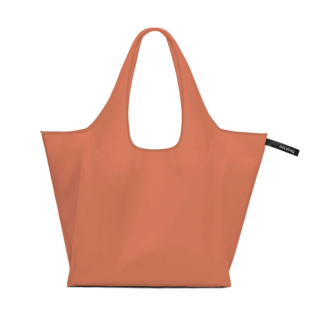 Notabag Faltbare Einkaufstasche – Uni Terracotta, Detailansicht 7 | One Horizon
