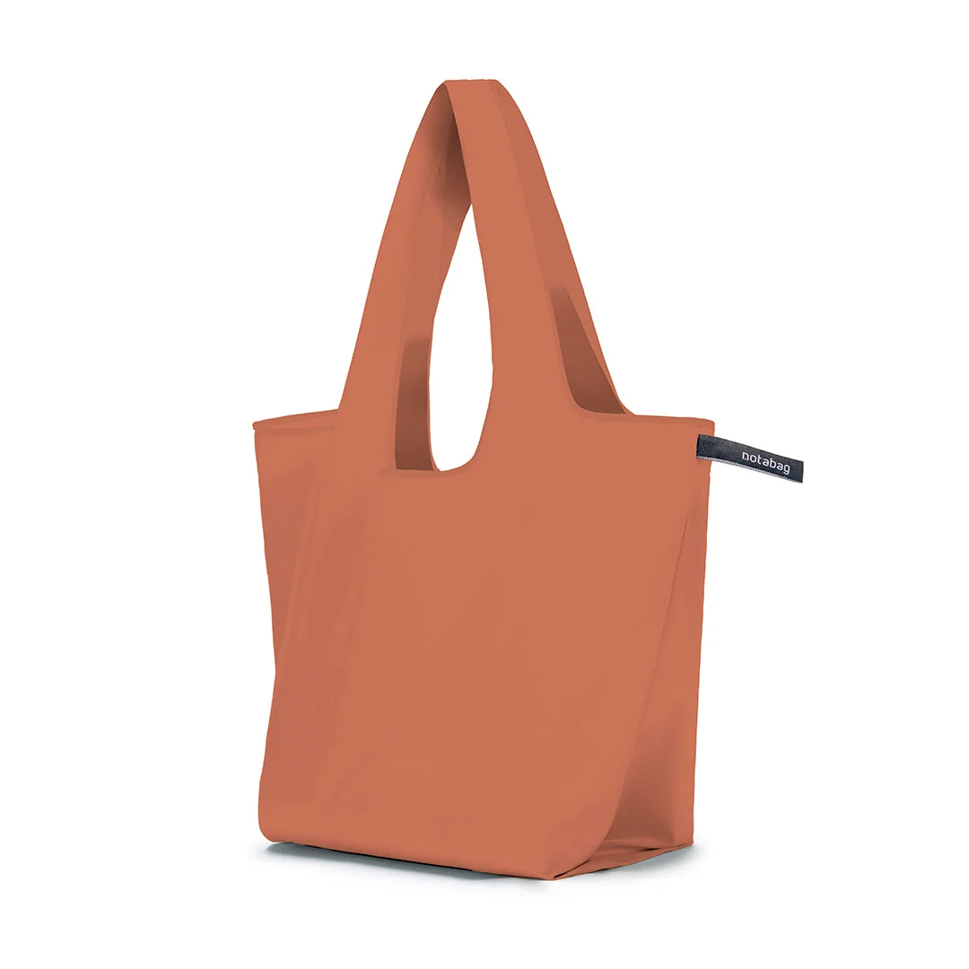 Notabag Faltbare Einkaufstasche – Uni Terracotta, Detailansicht 8 | One Horizon