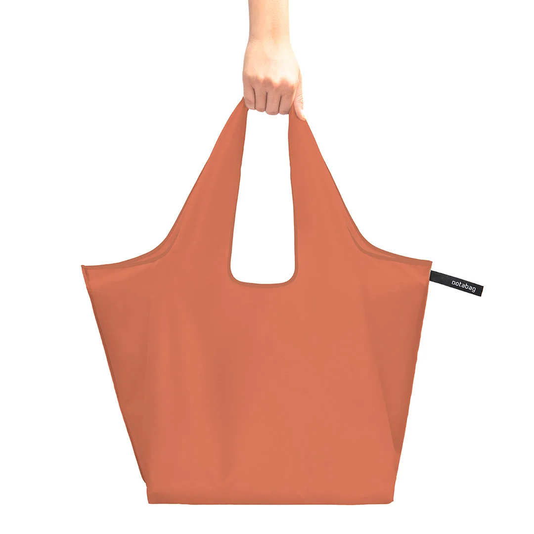 Notabag Faltbare Einkaufstasche – Uni Terracotta, Detailansicht 10 | One Horizon