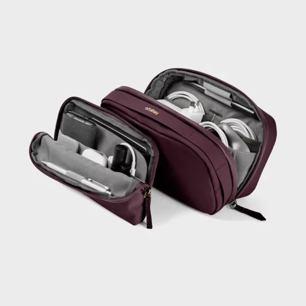 Orbitkey 2-in-1 Tech Pouch - Plum