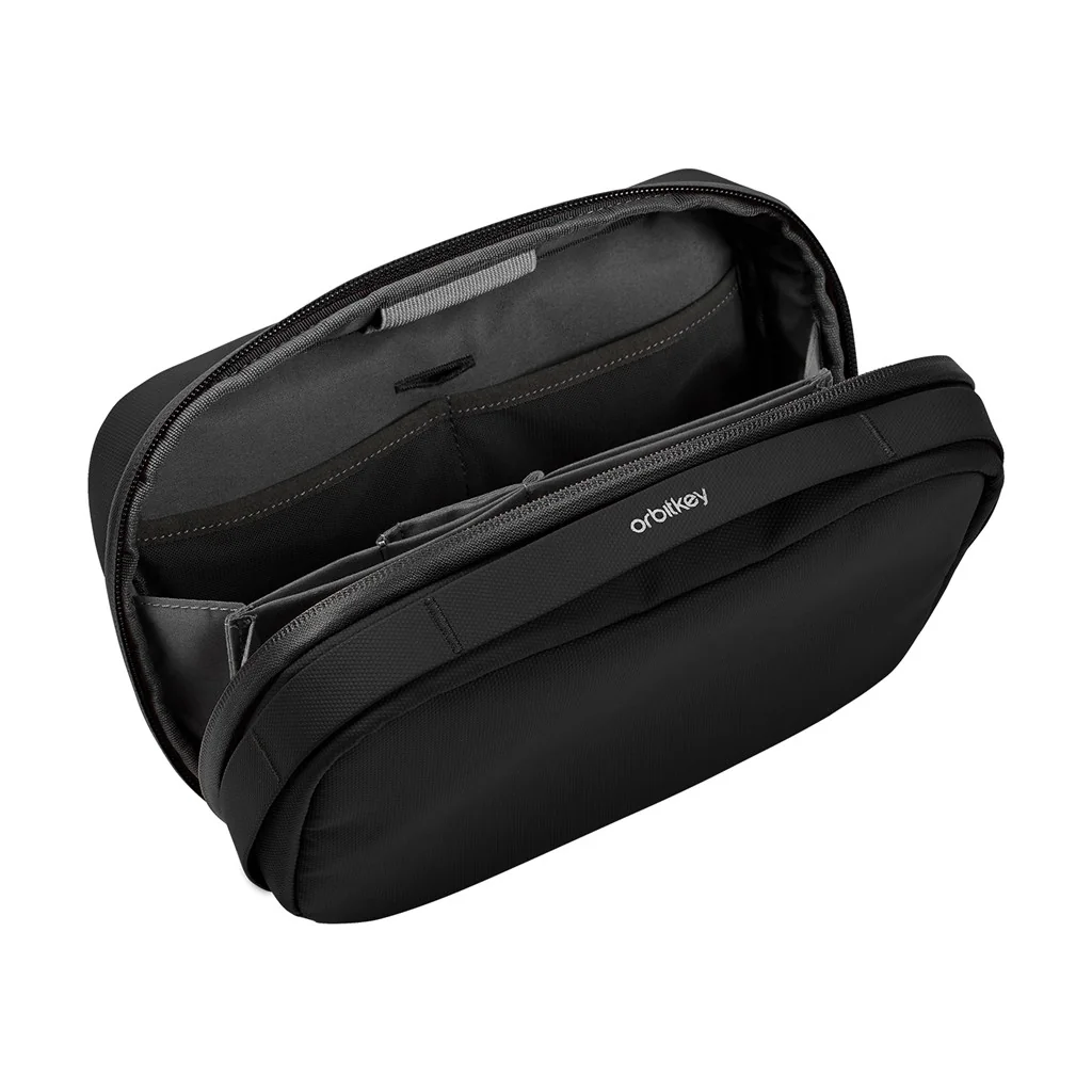 Orbitkey Orbitkey 2-in-1 Tech Pouch Schwarz, Detailansicht 7 | One Horizon