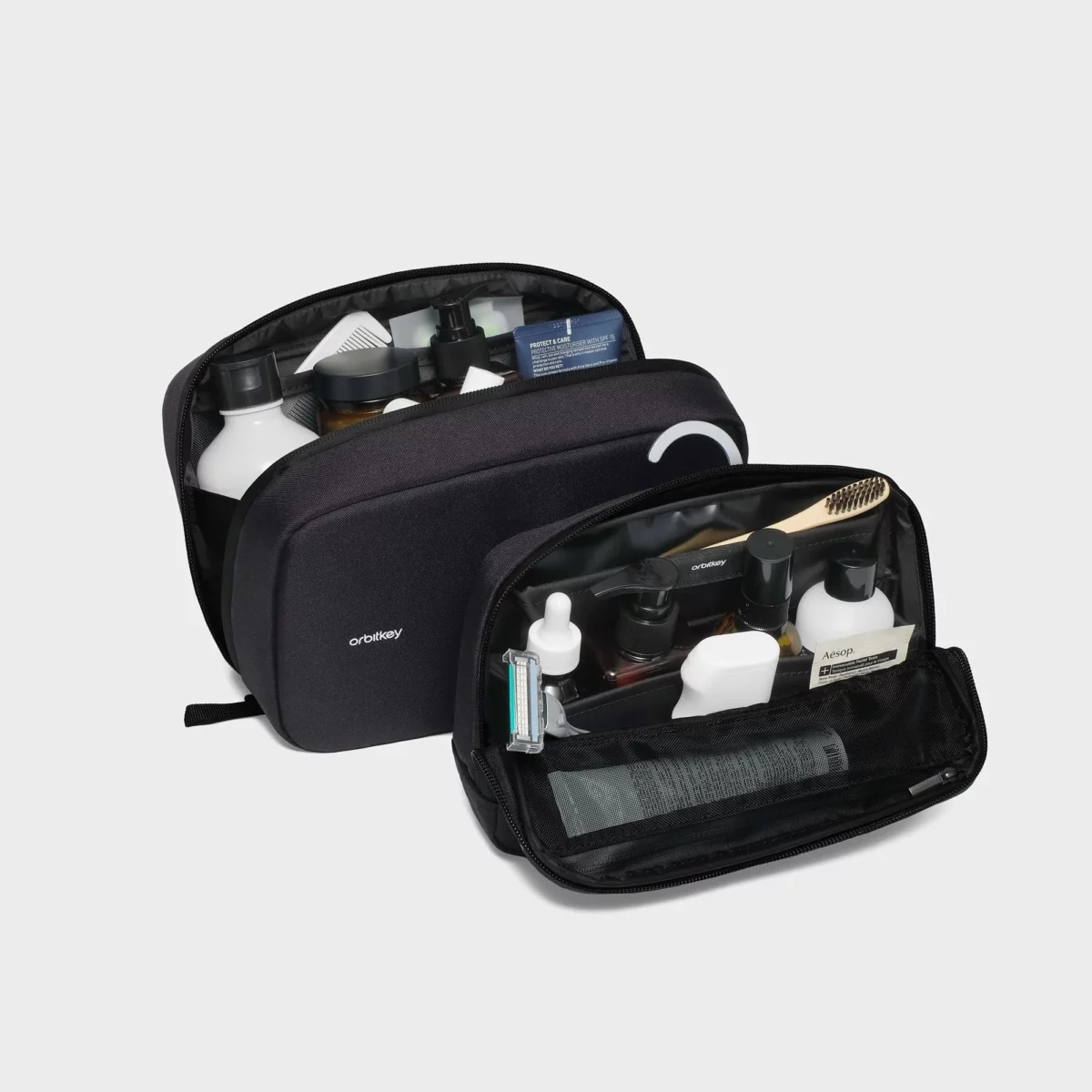 Trousse de toilette 2 en 1 Noir