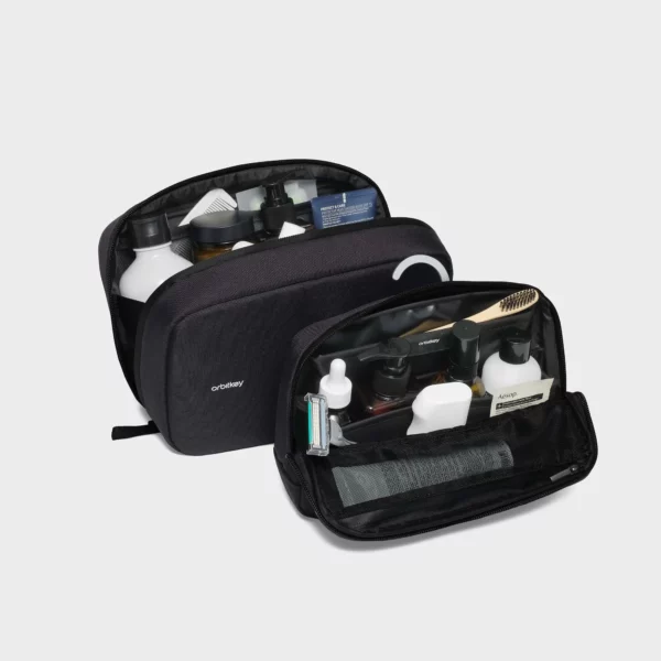 2-in-1 Toiletry Pouch - Black
