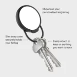 Orbitkey Orbitkey Airtag Case Silber, Detailansicht 5 | One Horizon