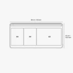 Orbitkey Orbitkey Desk Mat Large Schwarz, Detailansicht 8 | One Horizon