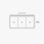Orbitkey Orbitkey Desk Mat Medium Schwarz | One Horizon