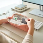 Orbitkey Orbitkey Desk Pouch Rose, Detailansicht 3 | One Horizon