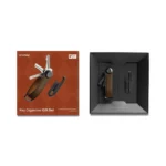 Orbitkey Gift Set Crazy Horse Leather Key Organiser + Multitool V2 Eichenbraun / Braune Naht, Detailansicht 4 | One Horizon