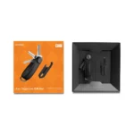 Orbitkey Gift Set Crazy Horse Leather Key Organiser + Multitool V2 Schwarz / Orange Naht, Detailansicht 4 | One Horizon