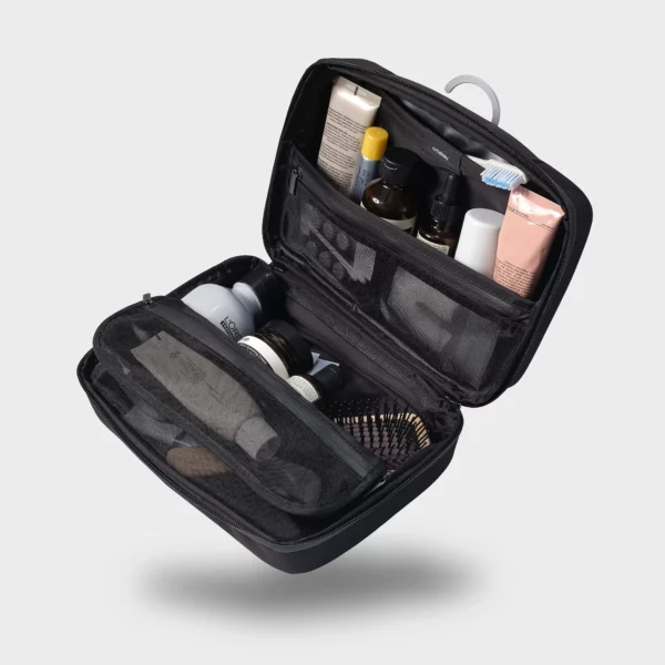 Hanging Toiletry Pouch - Black