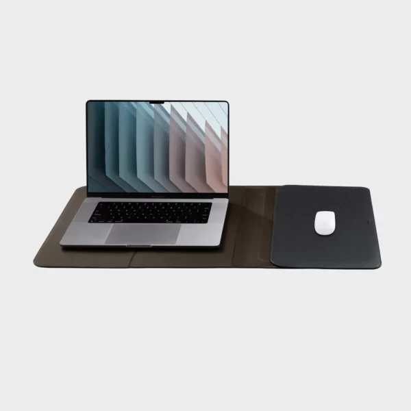 Orbitkey Hybrid Laptop Sleeve Schwarz / 16" Zoll, Laptop-Hülle und Schreibtischmatte | One Horizon