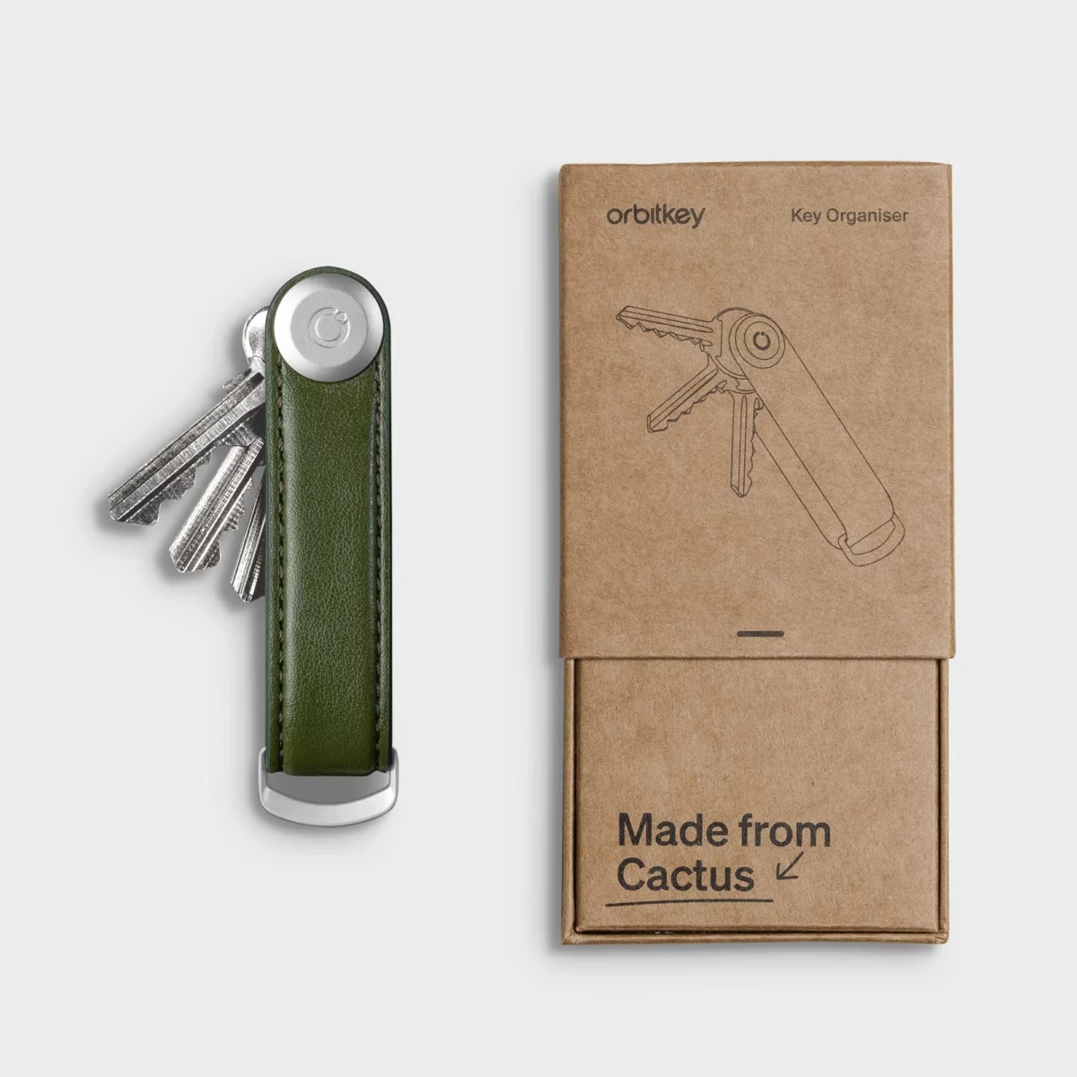 Orbitkey Orbitkey Schlüsselorganisator Kaktus Kaktusgrün, Detailansicht 4 | One Horizon