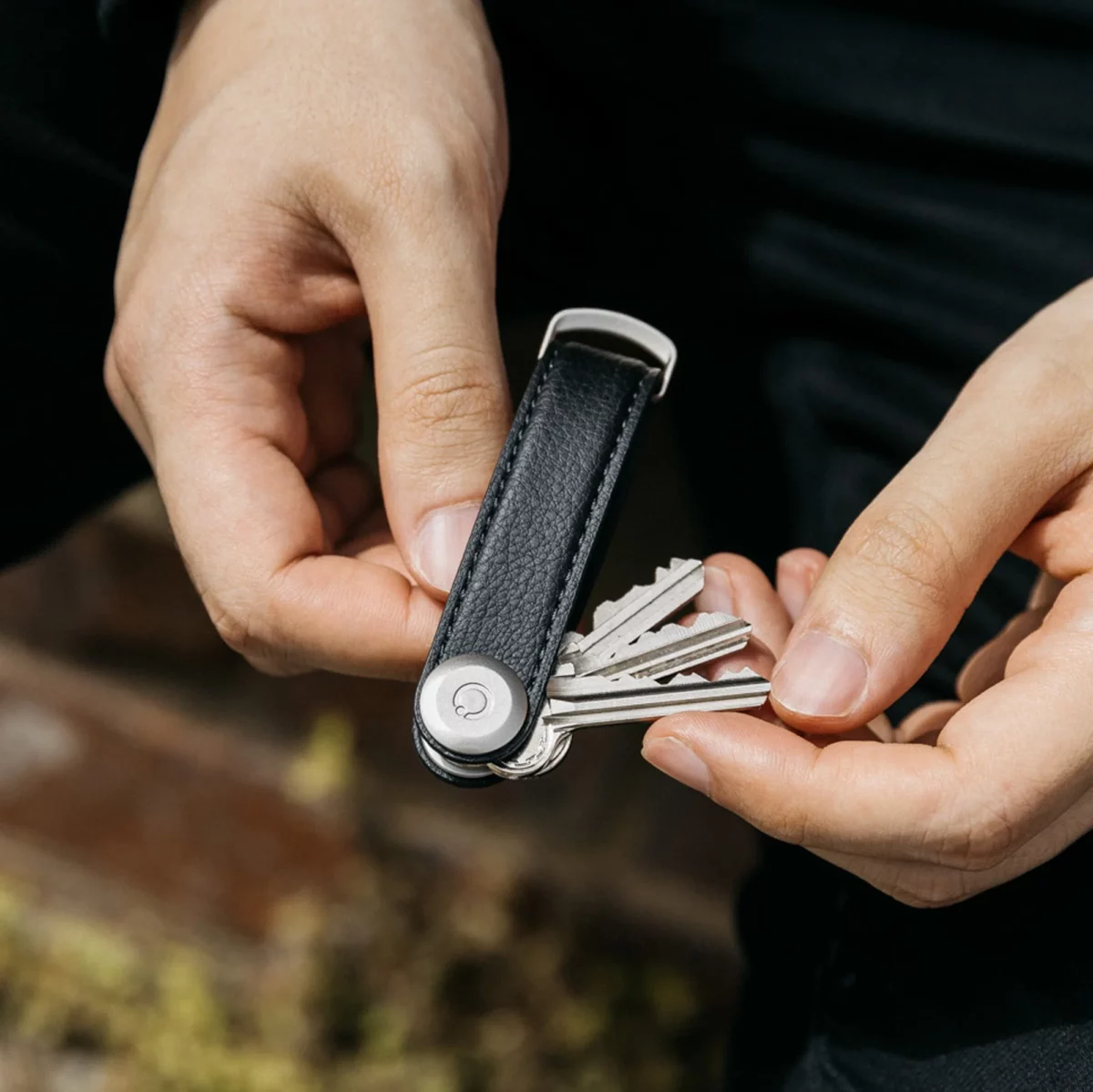 Orbitkey Orbitkey Schlüsselorganisator Kaktus Schwarz, Detailansicht 4 | One Horizon