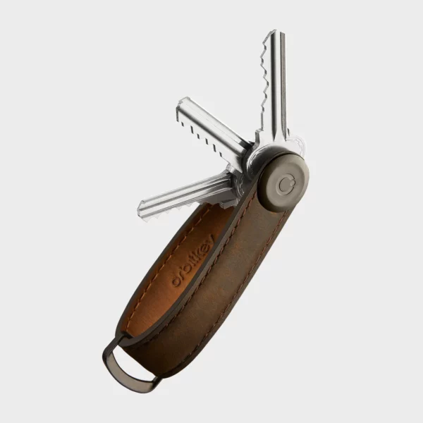 Orbitkey Key Organizer Crazy-Horse - Oak brown